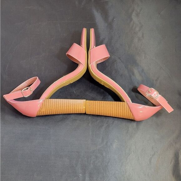 BRAND NEW FOREVER BLOCK ADJUSTABLE BUCKLE ANKLE STRAP OPEN TOE WOMEN"S SANDAL - Picture 6 of 14